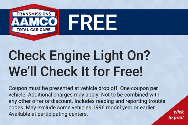Free Check Engine Light Coupon